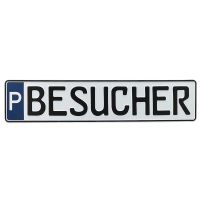 Parkplatzschild BESUCHER