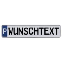 Parkplatzschild